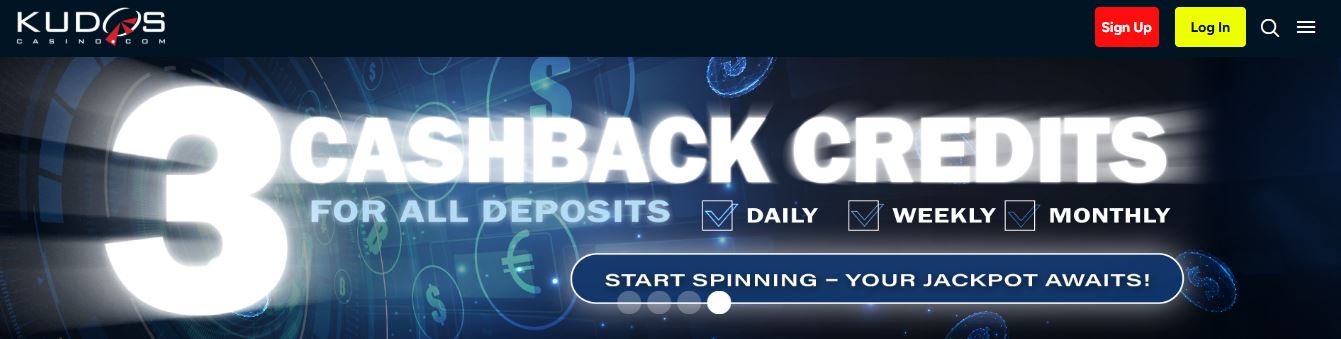 Gana créditos de cashback diarios, semanales y mensuales por todos tus depósitos 